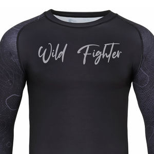 Chemises de combat à manches longues personnalisées, meilleure conception Bjj Rash Guard, vêtements d'entraînement pour enfants et arts martiaux pour hommes - Product Image 2