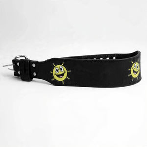 10MM PU Leather <b>Cartoon</b> Print Belts Double Prong Weightlifting Anime Leather Belt PU Gym Leather Belts - Product Image 3