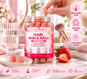 Gommes multivitaminées A et C de haute qualité pour femmes, gommes blanchissantes et éclaircissantes pour adultes avec vitamines, soutien immunitaire - Product Image 5