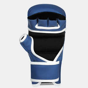 Nouveaux hommes cousus MMA Shooter gants en cuir sur mesure confortable léger imperméable Anti-rides respirant de haute qualité - Product Image 2