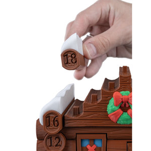 Babbo Natale cabina conto alla rovescia parete appesa fabbrica diretta evento interno e decorazione del partito per l'imballaggio promozionale delle borse - Product Image 4