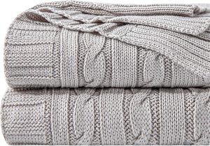 Thân Thiện Với Môi 100% Cotton In Máy Dệt Kim Ném Chăn Mềm Mại & Ấm Cúng Cho Sofa & Giường Sử Dụng - Product Image 6