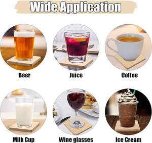 Handcrafted Walnut <b>Wooden</b> <b>Coasters</b> for Home Decor Elegant Mat & Pads with Functionality Enhancing Space with Style and Utility - Product Image 3