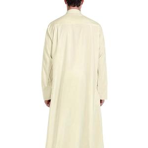 Nouvelle Meilleure Mode Luxe Thawb Jubba Robe Islamique pour Hommes Thobe Musulman Vente en Gros Prix Bas Fabricants - Product Image 4
