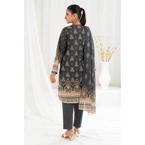 Conjunto de traje de jardín sin coser de 3 piezas gris para mujer - Product Image 4