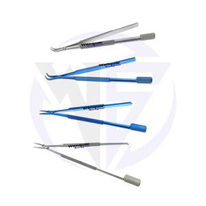 Lame de chirurgie ophtalmique en gros, briseur et support, titane et acier inoxydable, droit et courbé, 2 types d'instruments chirurgicaux - Product Image 1