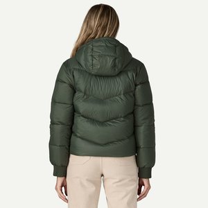100% Nylon impermeable logotipo personalizado cálido burbuja engrosamiento abajo abrigos de gran tamaño prendas de vestir chaqueta acolchada para mujer - Product Image 6