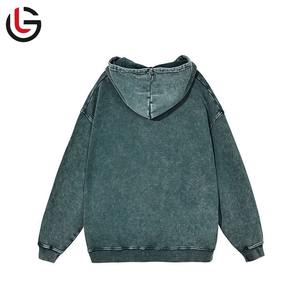 Flight Ant Material de secado rápido completamente transpirable hecho para hombres Tela cómoda Lavado ácido Sudadera con capucha para hombres Vintage Hip Hop Casual Boxy - Product Image 2