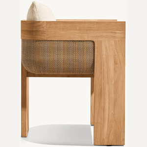 Chaise individuelle de style moderne, adaptée à l'extérieur, avec accoudoirs confortables, durable et résistante aux termites - Product Image 5