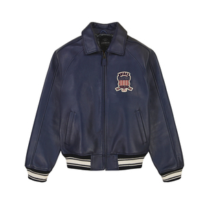 Blouson aviateur universitaire personnalisé Fabricant d'équipement d'origine Doublure souple au look rétro Vêtements pour l'école ou le club Disponible dans toutes les tailles - Product Image 1