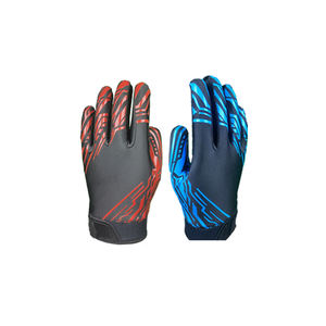 Vente en gros de gants de gardien de but de football américain pour enfants en cuir synthétique avec revêtement en silicone - Product Image 6