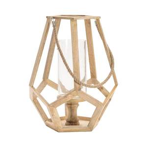 Natural Finished Wooden & <b>Glass</b> <b>Candle</b> <b>Lantern</b> Best Quality for Home Easter & Ramadan Decoration Hanging Tabletop <b>Lantern</b> - Product Image 6