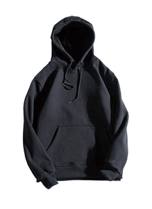 Hiver French Terry Denim Oversize Hoodie Hommes Femmes Heavy Weight Jacket 450 gsm Fashionable Tears Sweater Washed - Product Image 5