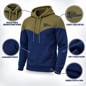 Latest Design <b>Men's</b> Winter <b>Hoodies</b> 100% Cotton Fleece Plus Size Long Sleeves Pocket OEM Service - Product Image 5