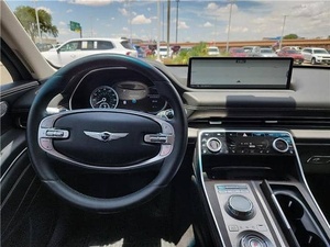 2024 Genesis GV80 Prestige Signature utilisé SUV intérieur foncé cuir boîte de vitesses automatique R17 gaz 4L gauche alliage d'aluminium panoramique - Product Image 6