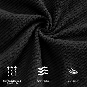 กางเกงวอร์มสำหรับผู้ชายกางเกงวิ่งขาตรงสีพื้นพิมพ์ลายสำหรับฤดูหนาว - Product Image 6