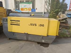 Atlas Copco XAVS196 Machine industrielle portable à vis pour compresseur diesel haute pression d'air utilisée - Product Image 4