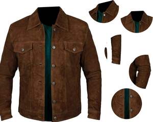 Vestes en cuir personnalisées Mode masculine Vestes en cuir coupe-vent Vestes en cuir de mouton de haute qualité Vêtements de rue - Product Image 2