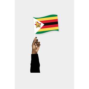 Zimbabwe National Flag Cheerleading <b>Banner</b> - Product Image 1