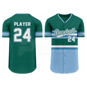 Nouvelle conception, uniforme de baseball respirant de haute qualité pour adultes, taille plus, personnalisable, vente en gros - Product Image 2