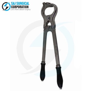 SAJ SURGICAL CORPORATION Eco Friendly <b>Castrator</b> Long Handle Veterinary Use Recyclable Stainless Steel Biodegradable Packaging - Product Image 1