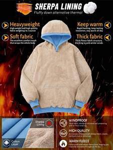 Hombres 100% algodón personalizado Logo Blank Drop Shoulder Basics algodón mezclado hombres sudaderas con capucha lavado Vintage pulóver Sudadera con capucha hombres - Product Image 3