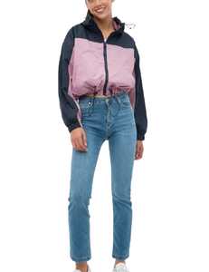 Vestes pour femmes de qualité supérieure, vente en gros, logo personnalisé, cordon de serrage, fermeture éclair, imperméable, respirant, doublure en nylon tricoté, coupe-vent - Product Image 4