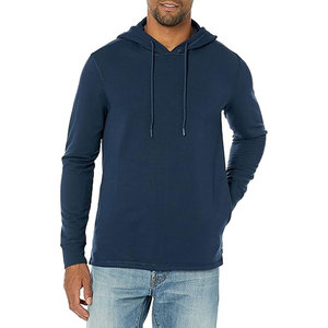 Nuevo diseño cómodo logotipo personalizado sudaderas con capucha hombres moda estilo logotipo personalizado Atlético OEM bajo Moq algodón polar Sudadera con capucha - Product Image 3