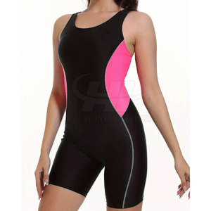 Maillot de bain une pièce pour femme, coupe confortable, coupe haute à l'avant, tissu doux, respirant, séchage rapide, usage quotidien, style plage - Product Image 3
