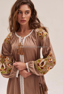 Vestido de novia Manga larga Hasta el suelo Vestido de baile Estilo clásico Telas de tul de gasa Nuevos patrones Vestidos civiles bordados de encaje - Product Image 4