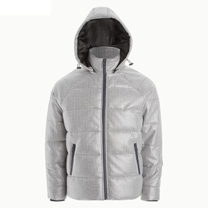 Gran oferta de chaqueta acolchada para hombre, ropa de invierno de calidad Premium de calle alta, cuello ligero con capucha, Impresión de logotipo personalizado XL - Product Image 2