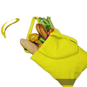 Sac fourre-tout en toile de coton blanc uni personnalisé avec logo brodé sur mesure, grand format, réutilisable - Product Image 2