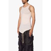 Le Débardeur Racer Sheer Knit-Gris