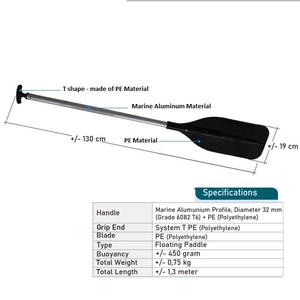 โพรเฟลด์-ทำในประเทศอินโดนีเซียจะลอยอยู่บนน้ำเสมอทำด้วยเพลาอลูมิเนียมที่แข็งแรง - Product Image 4