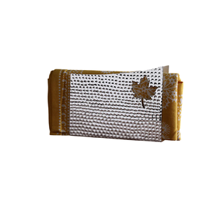 Porte-serviettes de conception de coquille de Lotus en métal noir pour la Table à manger et la cuisine distributeur de mouchoirs décoratifs modernes pour le Restaurant à la maison - Product Image 5