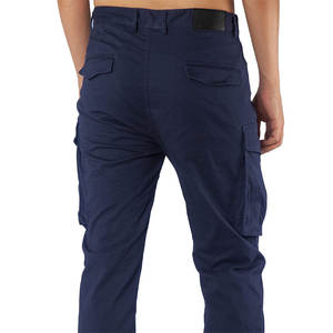 Pantalon Cargo de travail multi-poches respirant décontracté nouveau Design uni de haute qualité à séchage rapide pantalon Cargo en coton fort pour hommes - Product Image 4