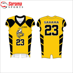 Uniforme de fútbol americano sublimado de nuevo estilo/uniformes de fútbol de la mejor calidad para la venta, - Product Image 2