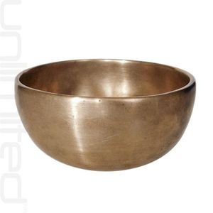 Tazón grande de latón pulido con borde liso y diseño tradicional perfecto para altares de uso doméstico en el templo o exhibiciones de comedor - Product Image 6