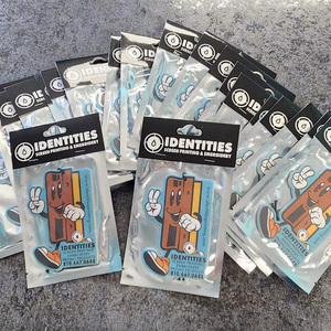 Sản Xuất Của Tùy Chỉnh Của Riêng Bạn Sang Trọng Logo Chết Cắt Hình Dạng Lâu Dài Thơm Xe Làm Mát Không Khí Hương Thơm Mạnh Mẽ Xe Khuếch Tán - Product Image 2