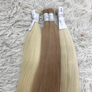 Extensiones de cabello humano sin procesar de un donante de alta calidad, pelo liso Natural 100% virgen más vendido - Product Image 4