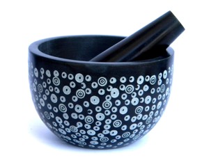 Natural Stone <b>Marble</b> <b>Mortar</b> with <b>Marble</b> <b>and</b> Wood <b>Pestle</b> Spice Herb Tool Kitchenware Real White <b>Marble</b> - Product Image 3