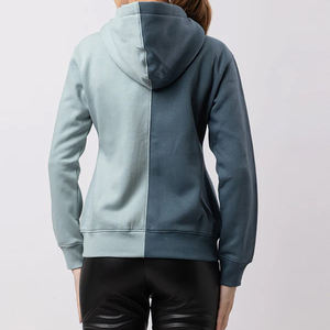 Custom Made New Arrival Your Own Design OEM ODM Service Ladies Color Block Hoodie 2024 New Arrival Zip up Hoodies para la venta - Product Image 4