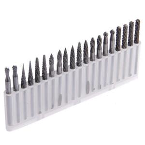 Ensemble de 20 limes en carbure de tungstène de qualité industrielle, tige de 1/8, double coupe, limes rotatives en carbure de tungstène pour usage DIY, garantie de 3 ans - Product Image 2