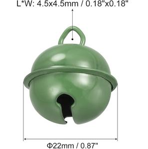 Jingle Bell Navidad más vendido de 2025 Festival de Metal decoración de boda cuentas sueltas surtidas DIY colgantes para mascotas artesanías - Product Image 6