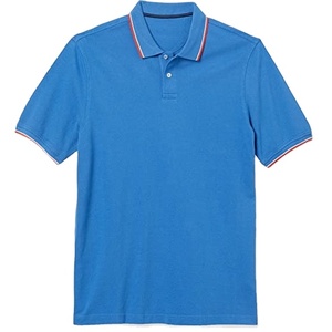 Polo de manga corta de alta calidad de secado rápido Unisex ajustado de algodón y poliéster transpirable con forro automático de talla grande nueva camisa para hombre - Product Image 1