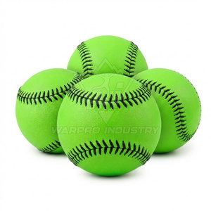 Balles de baseball professionnelles, très résistantes, légères, recouvertes de cuir, personnalisables, pour l'entraînement, la compétition et les équipes. - Product Image 2