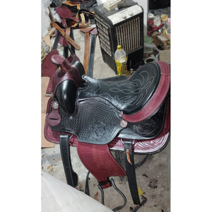 สำหรับการแสดงอานม้าหนังเทียมตะวันตกที่มีมือลอนดอนในดอลลาร์65บัตรเครดิตได้รับการยอมรับขนาด14 15 16 17 18 - Product Image 4