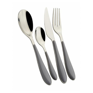 Juego de cubiertos de acero inoxidable Chapado en plata de estilo moderno, juego de cubiertos de lujo de Metal al por mayor para la cena del Hotel en casa - Product Image 4