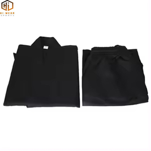 Uniformes légers de karaté noir pour arts martiaux uniformes de karaté noir de haute qualité pour femmes - Product Image 6