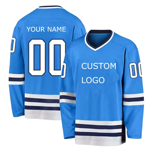 2025 nouveau OEM personnalisé matériel sergé brodé maillots de Hockey équipe Sublimation Hockey uniforme redressement rapide maillot Hockey - Product Image 6